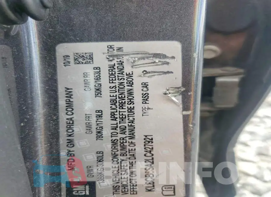KL8CB6SA2LC427921 Photo# 13