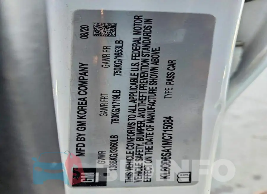 KL8CD6SA1MC715084 Photo# 13