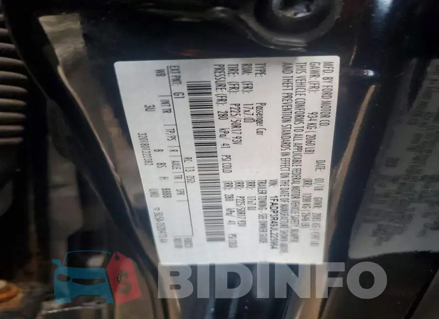 1FADP3R49JL225964 Photo# 12