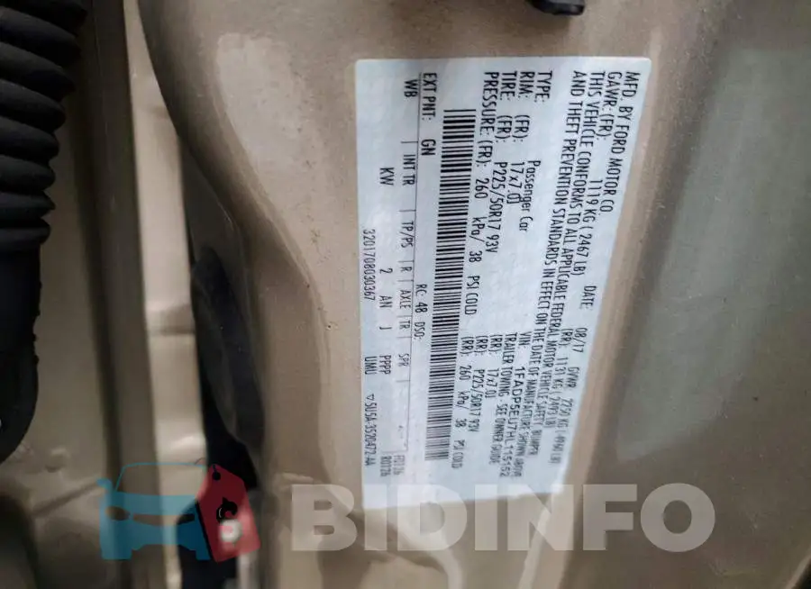 1FADP5EU7HL115152 Photo# 12
