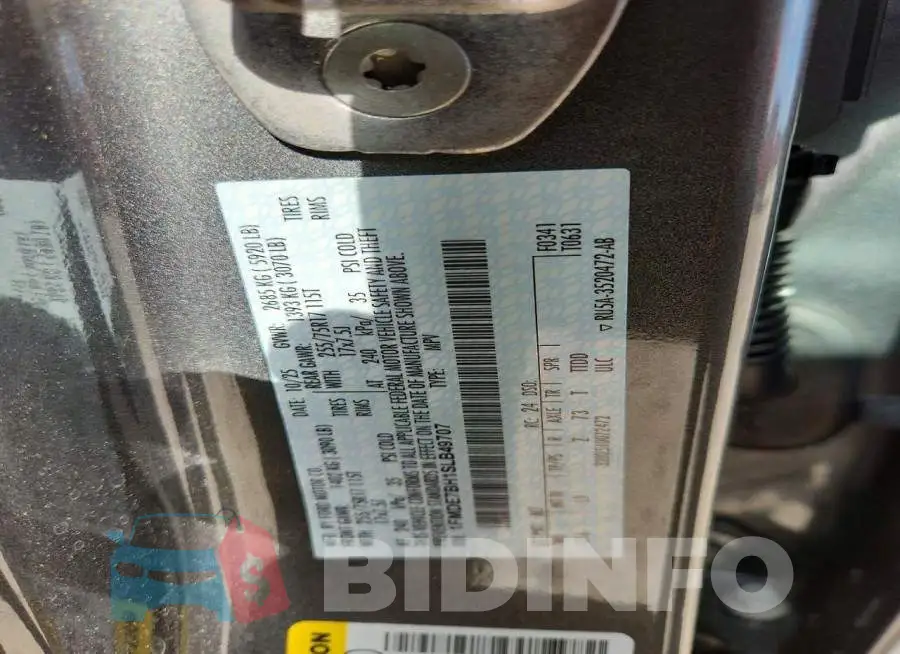 1FMDE7BH1SLB49707 Photo# 12