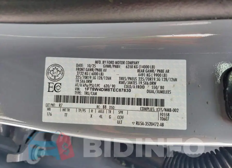 1FT8W4DM8TEC87830 Photo# 12
