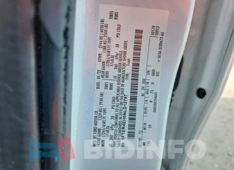 1FTER4EH6NLD12797 Photo# 12