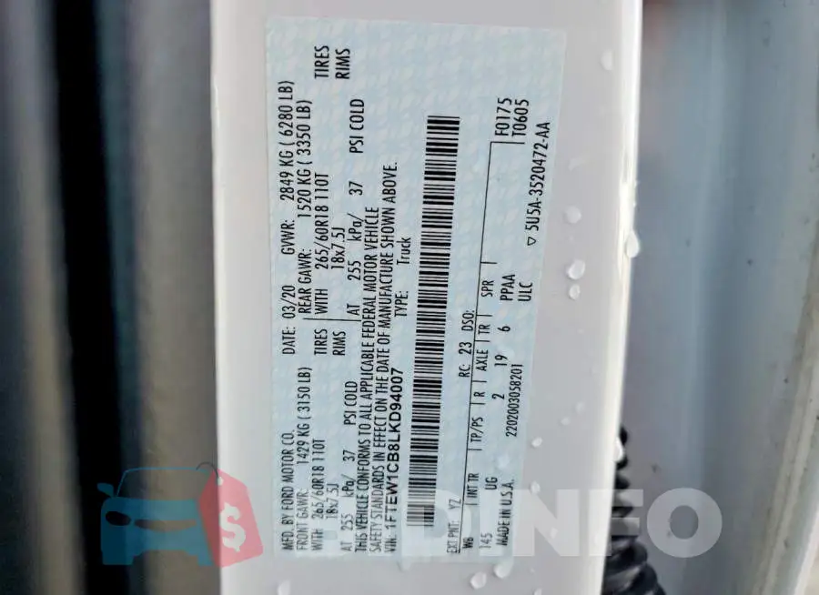 1FTEW1CB8LKD94007 Photo# 13