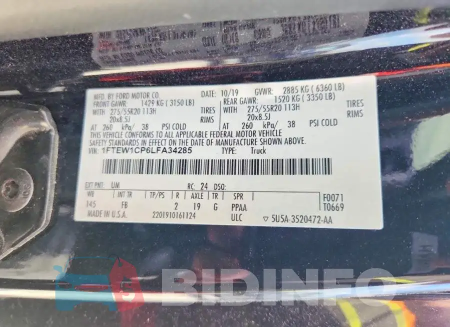 1FTEW1CP6LFA34285 Photo# 12