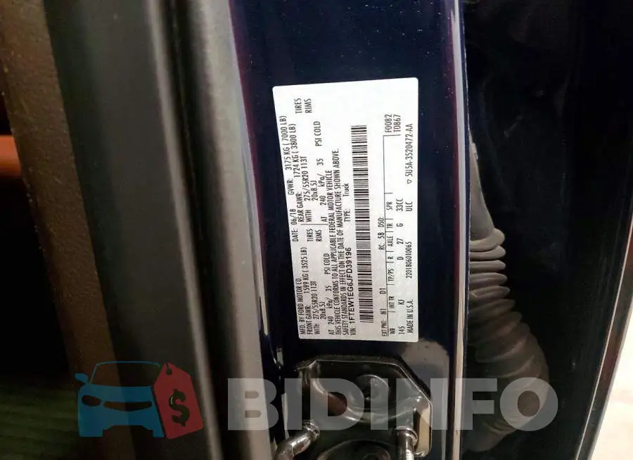 1FTEW1EG6JFD39196 Photo# 12