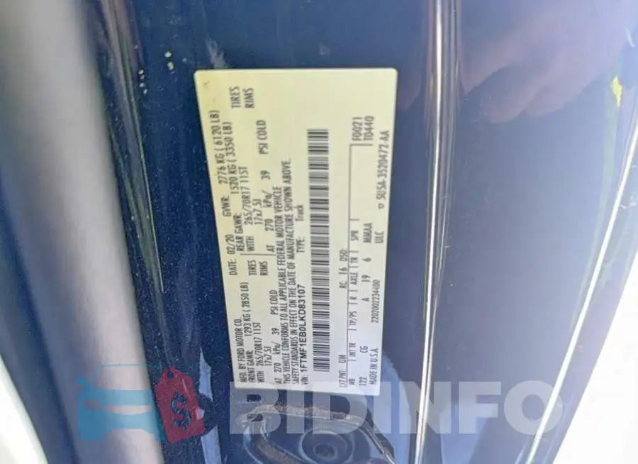 1FTMF1EB0LKD83107 Photo# 12