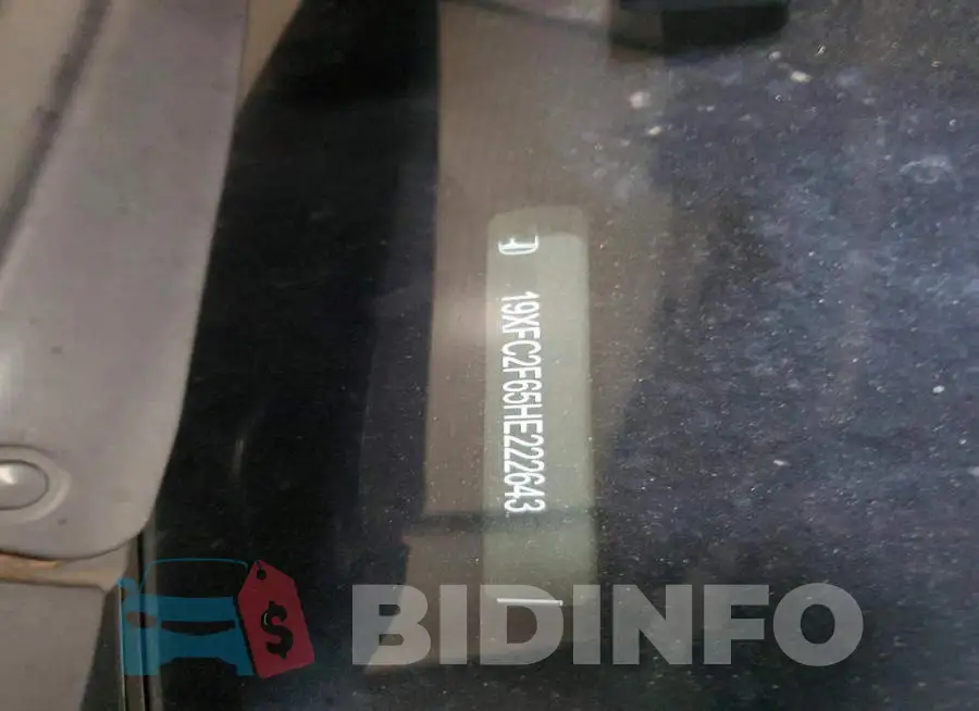 19XFC2F65HE222643 Photo# 13