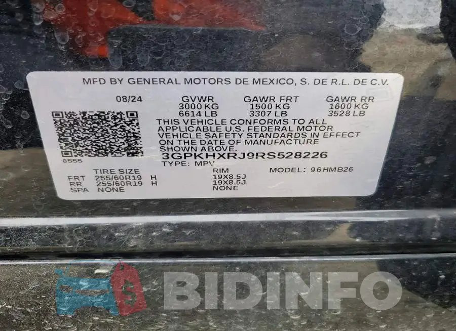 3GPKHXRJ9RS528226 Photo# 13