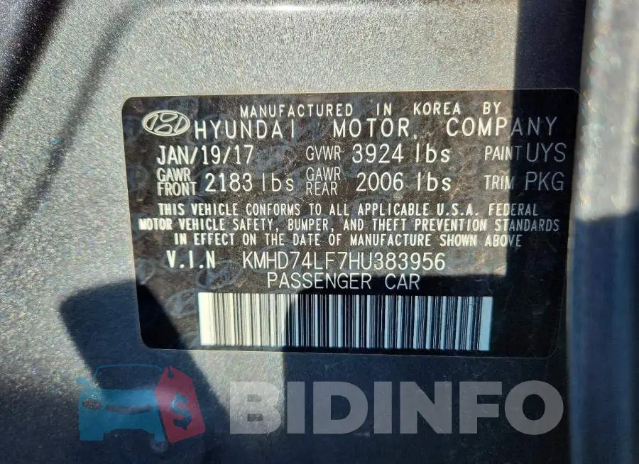 KMHD74LF7HU383956 Photo# 12