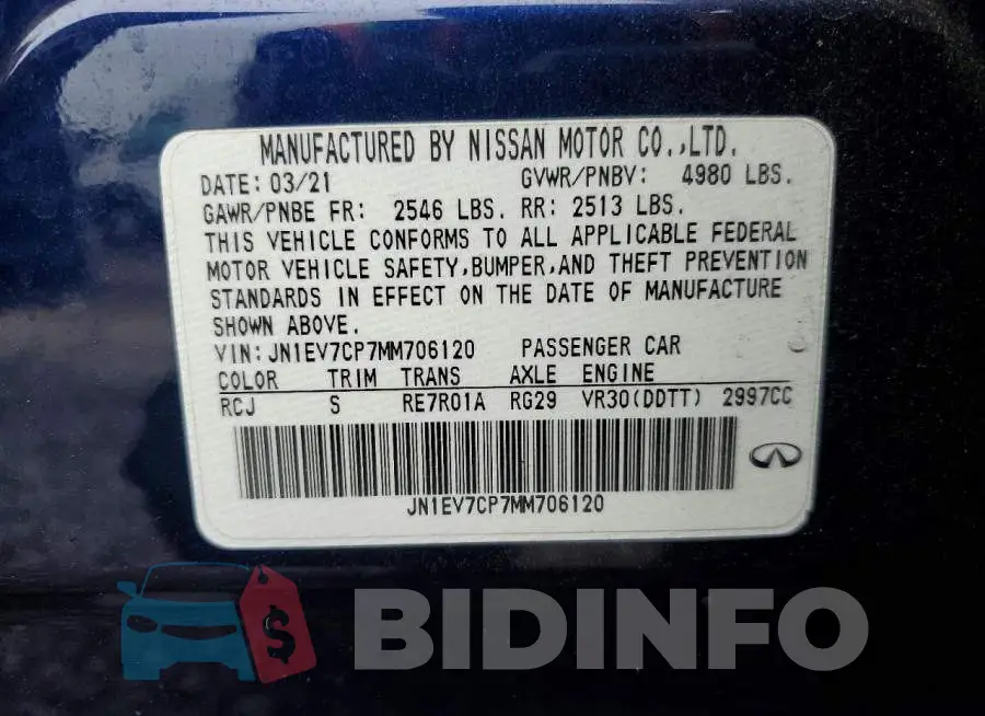 JN1EV7CP7MM706120 Photo# 12