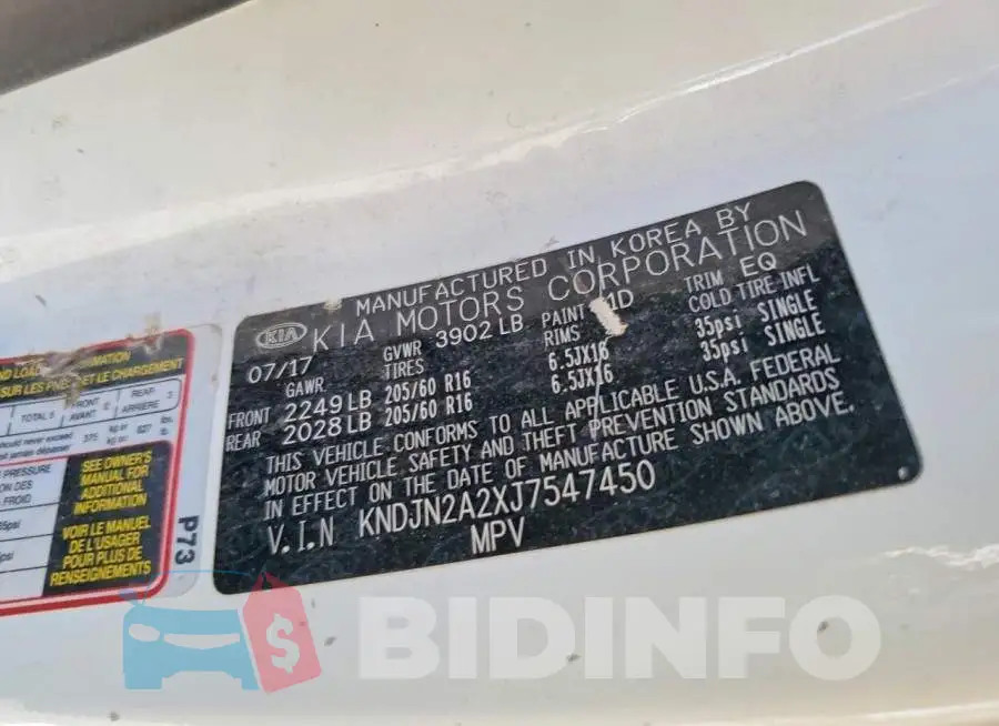 KNDJN2A2XJ7547450 Photo# 12