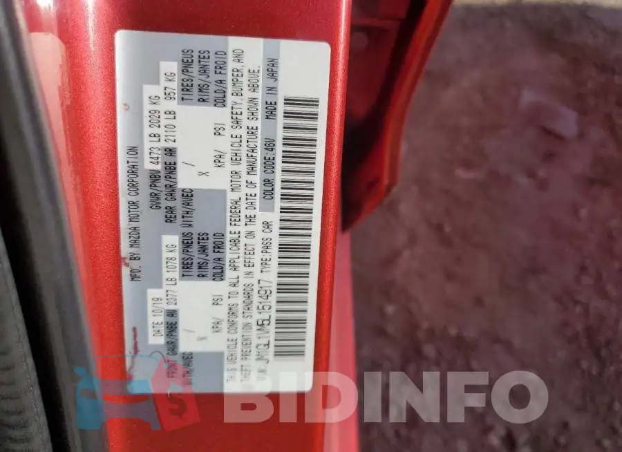 JM1GL1VM5L1514917 Photo# 12