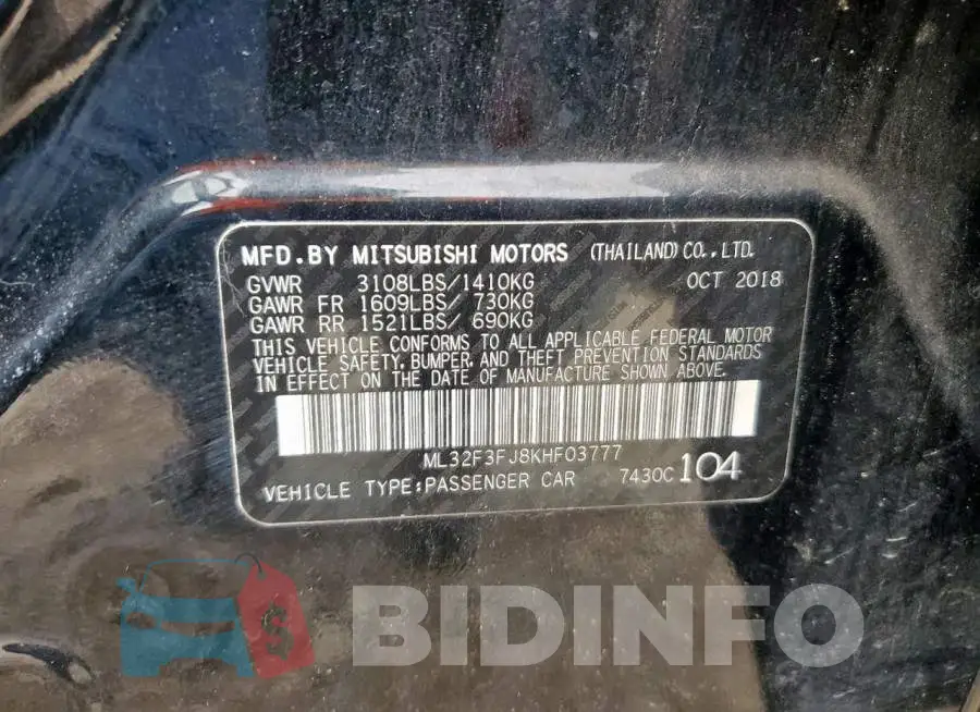 ML32F3FJ8KHF03777 Photo# 12