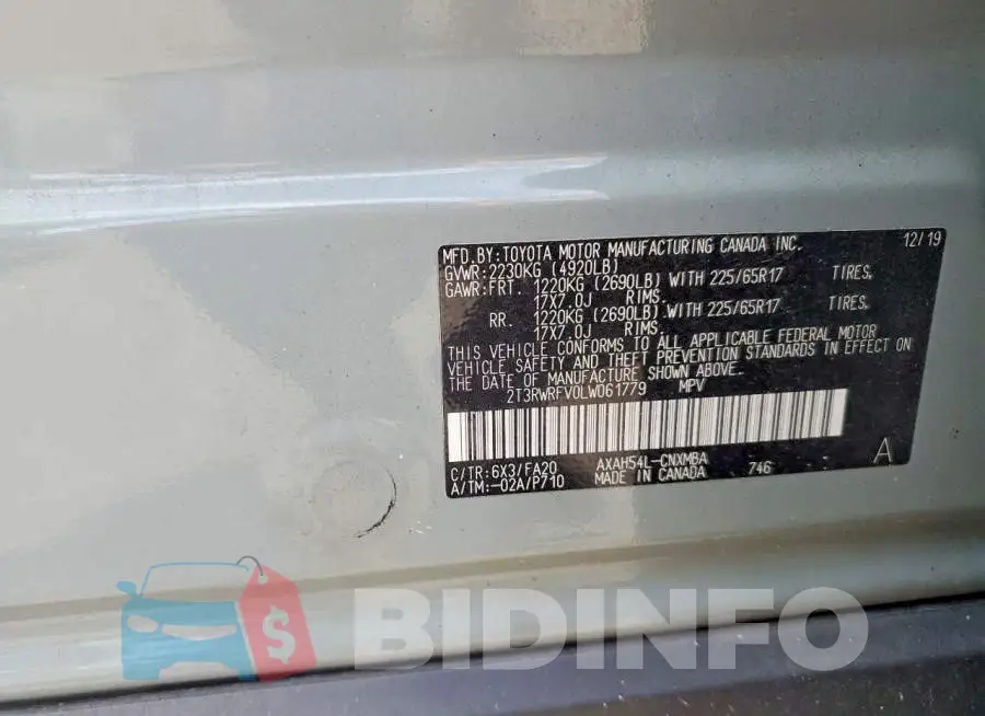 2T3RWRFV0LW061779 Photo# 13