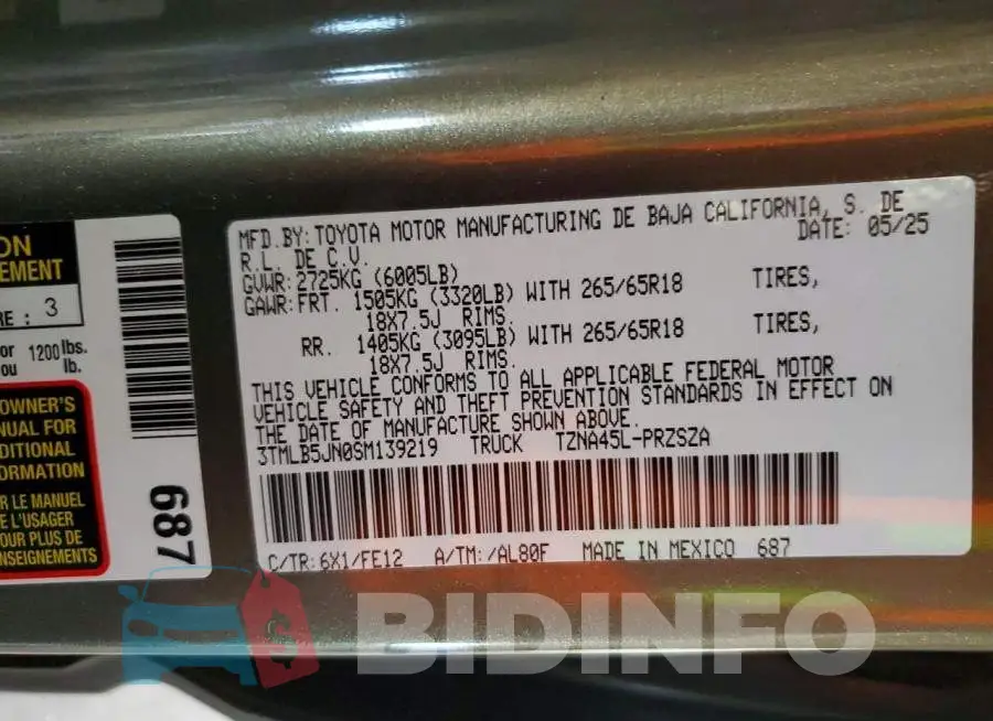 3TMLB5JN0SM139219 Photo# 12