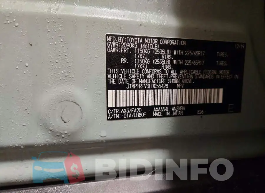 JTMP1RFV3LD055428 Photo# 14