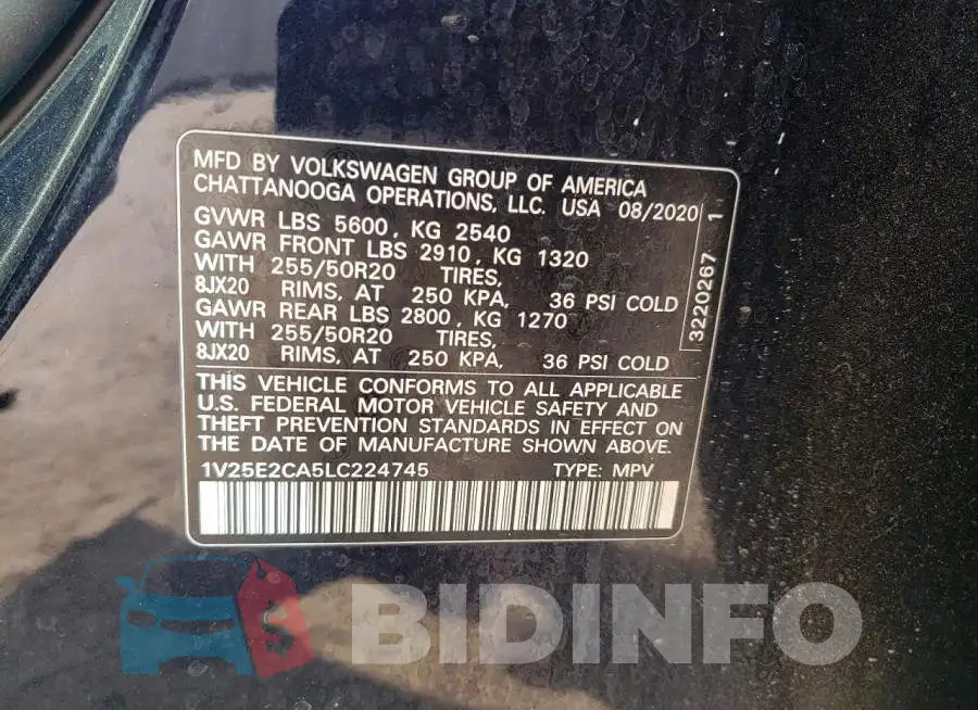 1V25E2CA5LC224745 Photo# 14