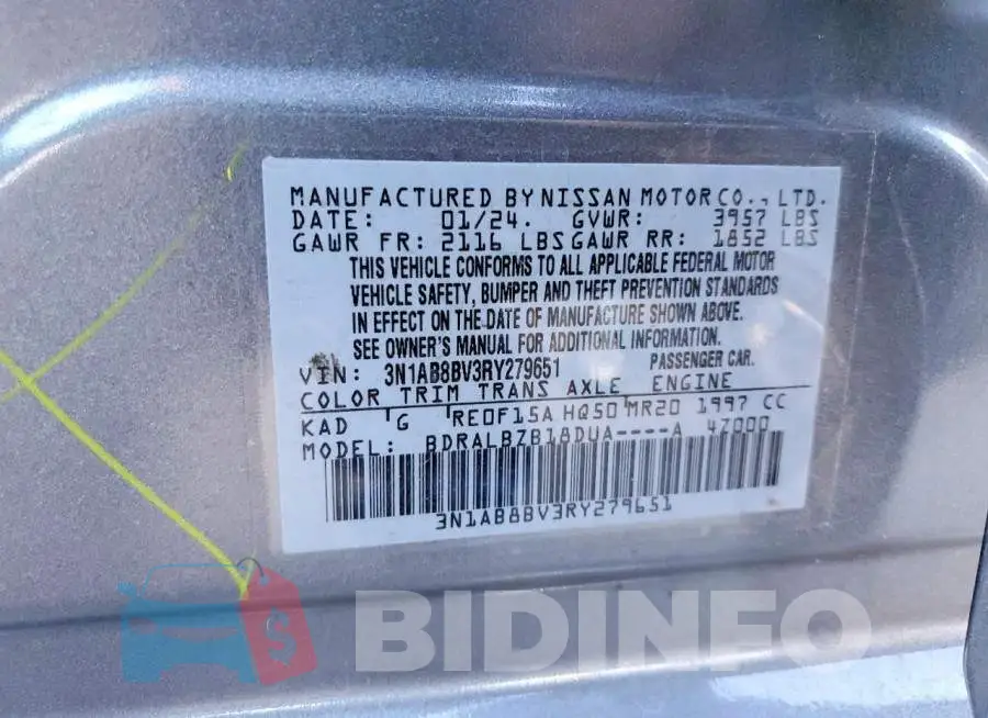 3N1AB8BV3RY279651 Photo# 13