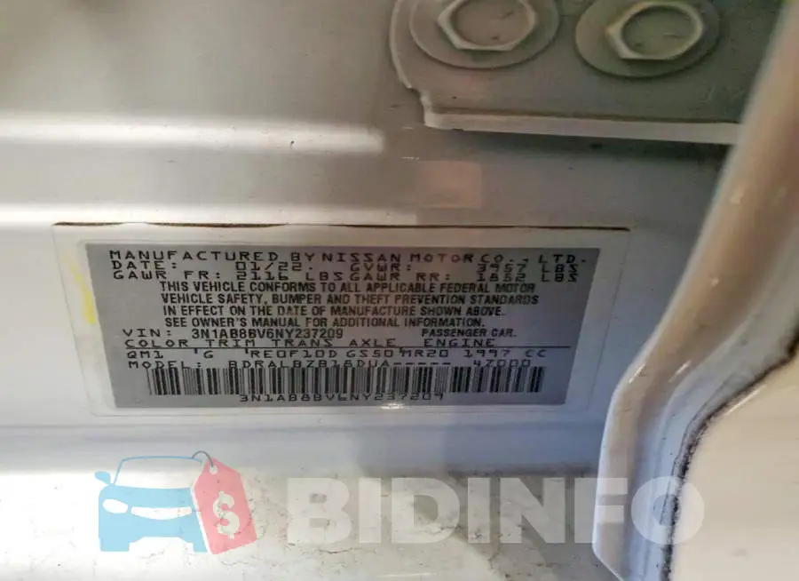 3N1AB8BV6NY237209 Photo# 12