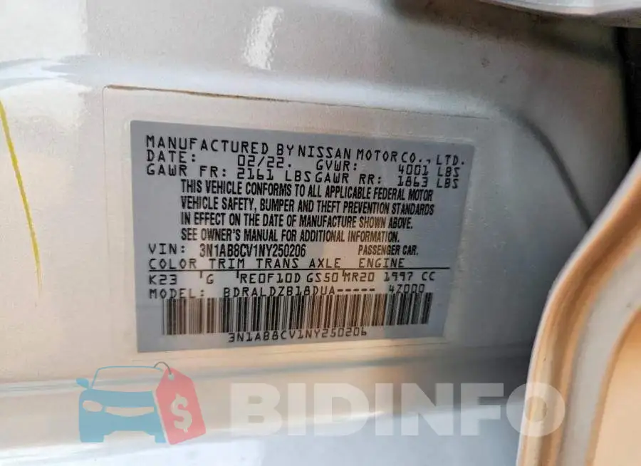 3N1AB8CV1NY250206 Photo# 12