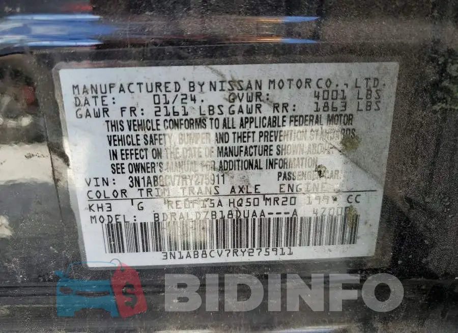 3N1AB8CV7RY275911 Photo# 13