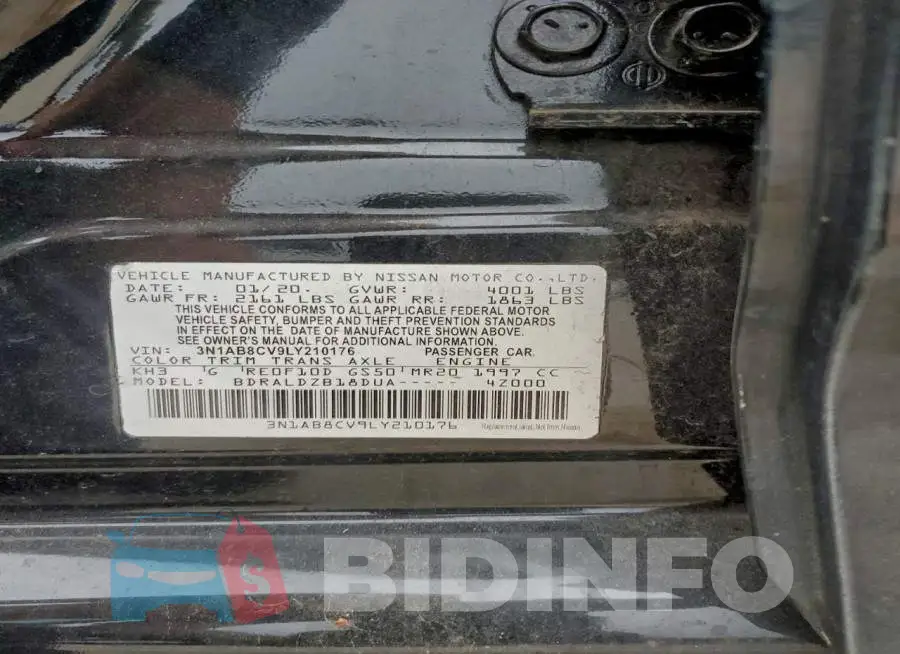 3N1AB8CV9LY210176 Photo# 12