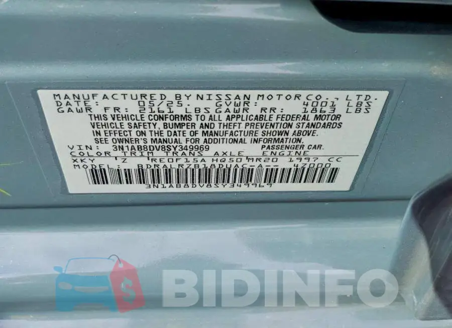 3N1AB8DV8SY349969 Photo# 12