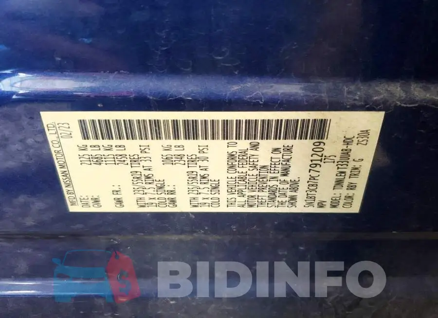 5N1BT3CB7PC791209 Photo# 12