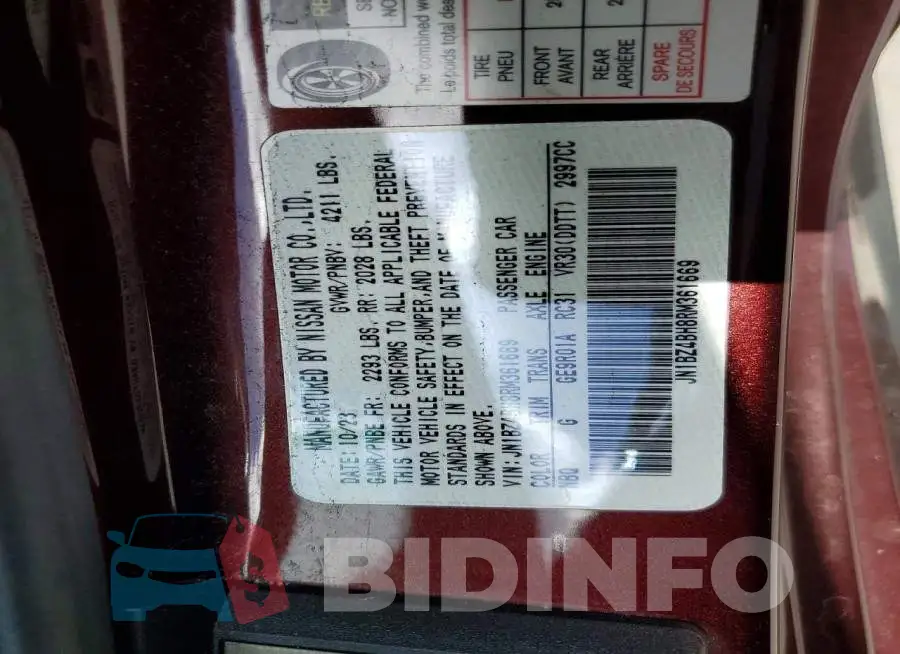 JN1BZ4BH8RM361669 Photo# 12