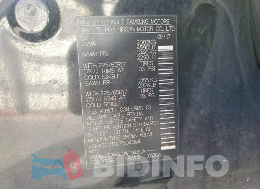 KNMAT2MT2JP504084 Photo# 13