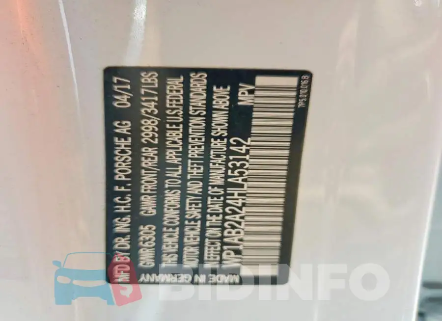 WP1AB2A24HLA53142 Photo# 14