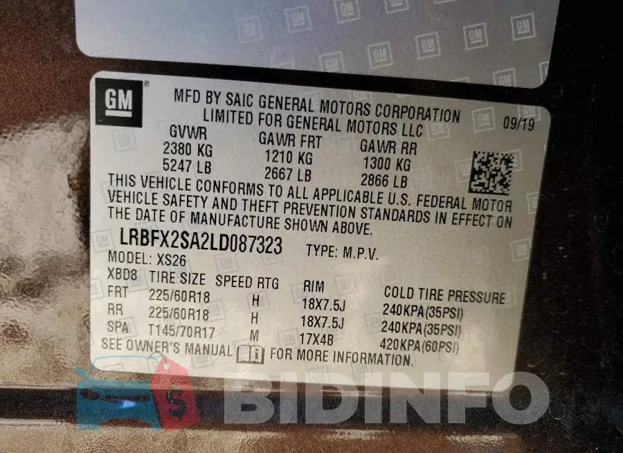 LRBFX2SA2LD087323 Photo# 13