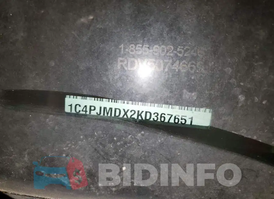 1C4PJMDX2KD367651 Photo# 13