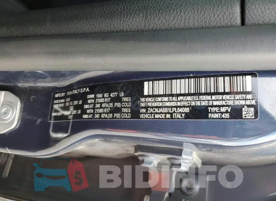 ZACNJABB1LPL64088 Photo# 12