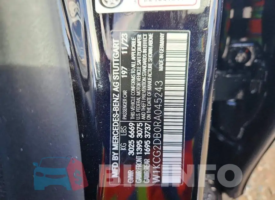 W1KCG2DB0RA045243 Photo# 12
