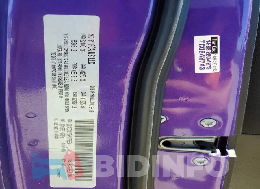 2C3CDXCT0KH575850 Photo# 12