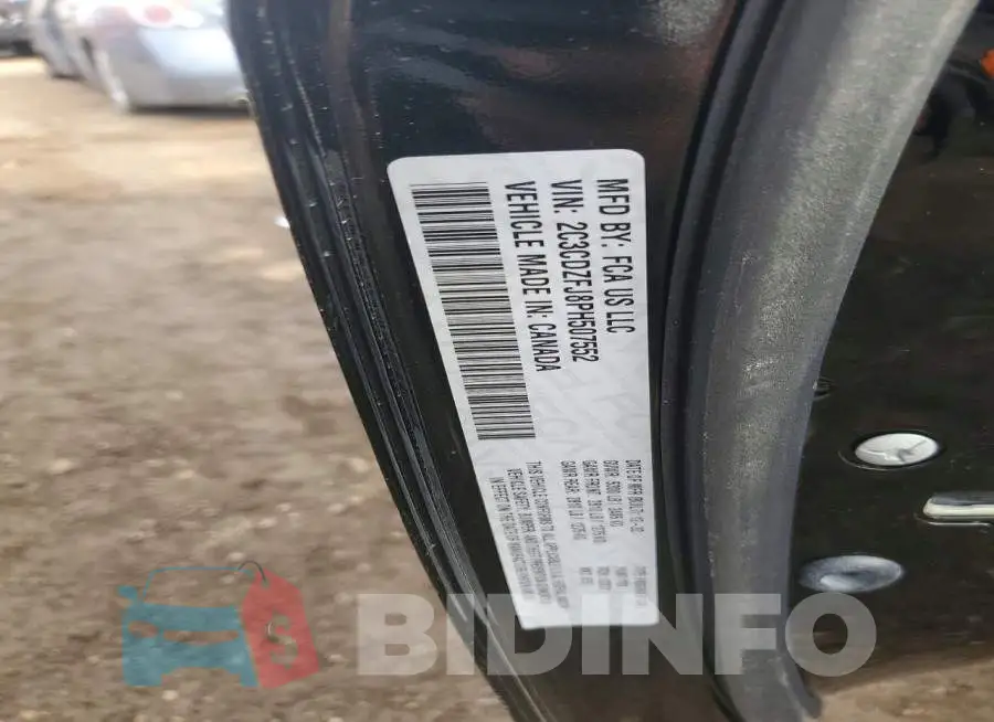 2C3CDZFJ8PH507552 Photo# 13