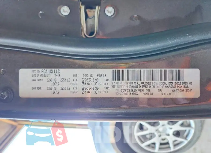 3C4PDCEG8JT472820 Photo# 13