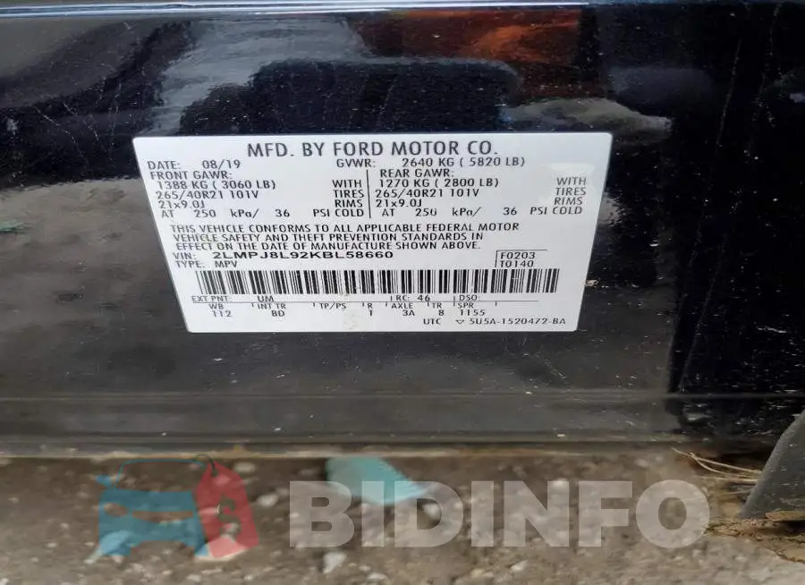 2LMPJ8L92KBL58660 Photo# 13