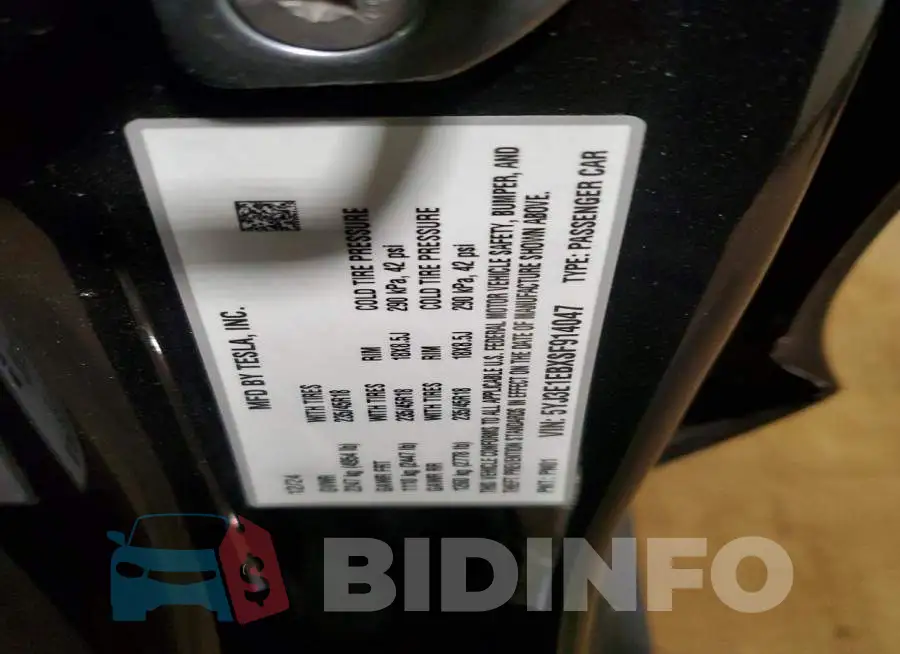 5YJ3E1EBXSF914047 Photo# 12