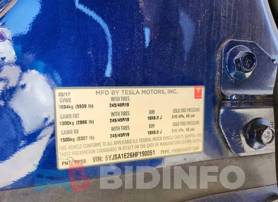 5YJSA1E26HF190051 Photo# 12