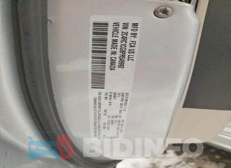 2C4RC1CG8PR549992 Photo# 13