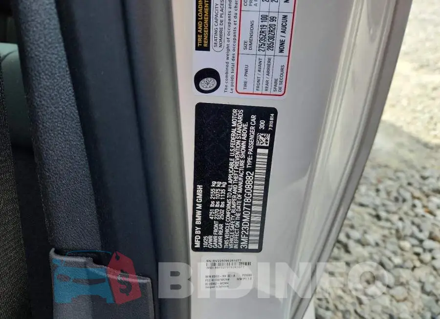 3MF23DM07T8G08882 Photo# 12