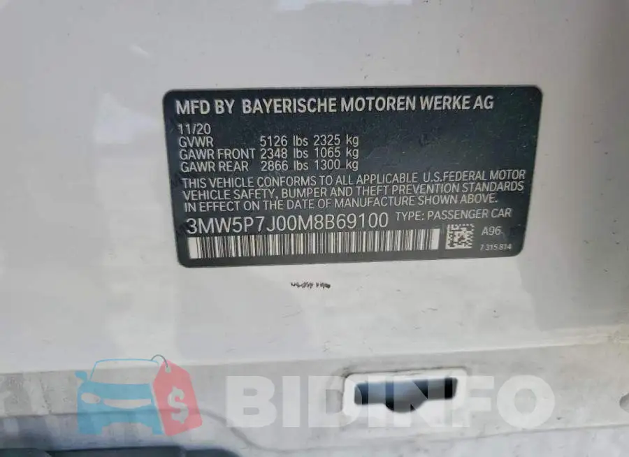 3MW5P7J00M8B69100 Photo# 13