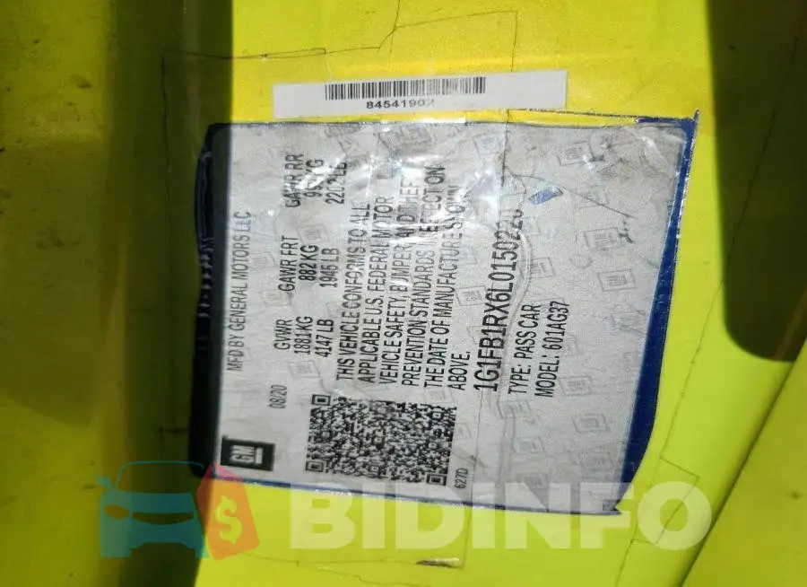 1G1FB1RX6L0150220 Photo# 12