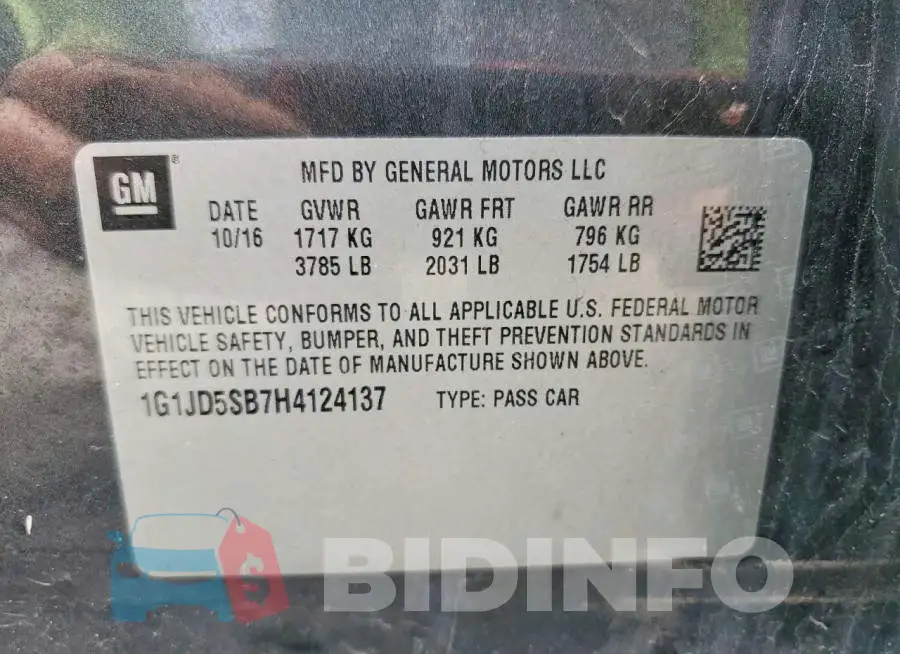 1G1JD5SB7H4124137 Photo# 12