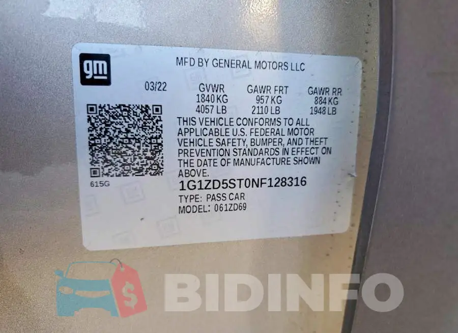 1G1ZD5ST0NF128316 Photo# 12