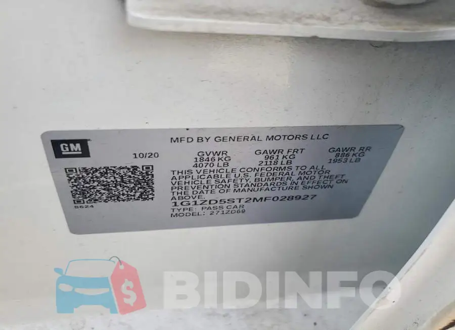 1G1ZD5ST2MF028927 Photo# 13