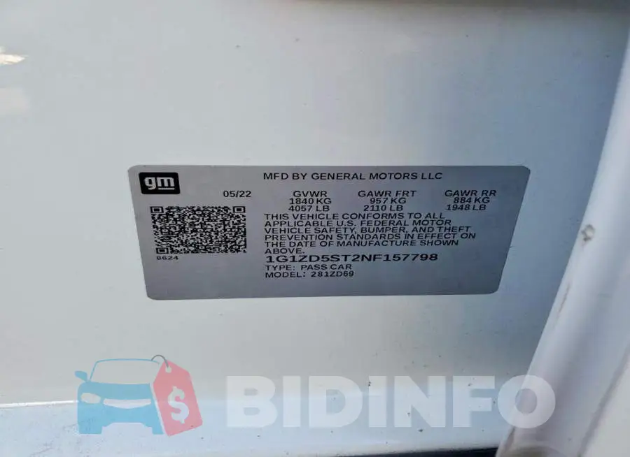 1G1ZD5ST2NF157798 Photo# 12